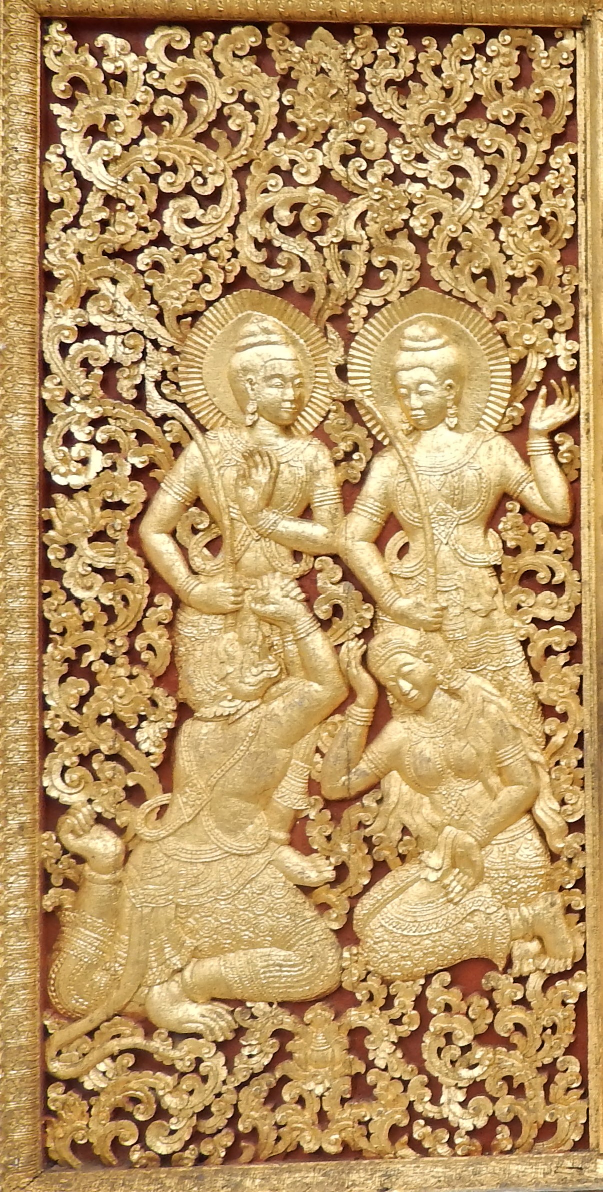 Gilded Wood Panel